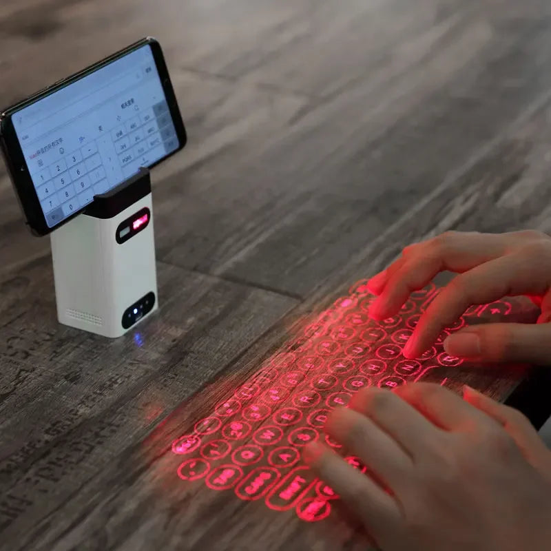 Virtual Laser Keyboard Bluetooth Wireless Touch Projector